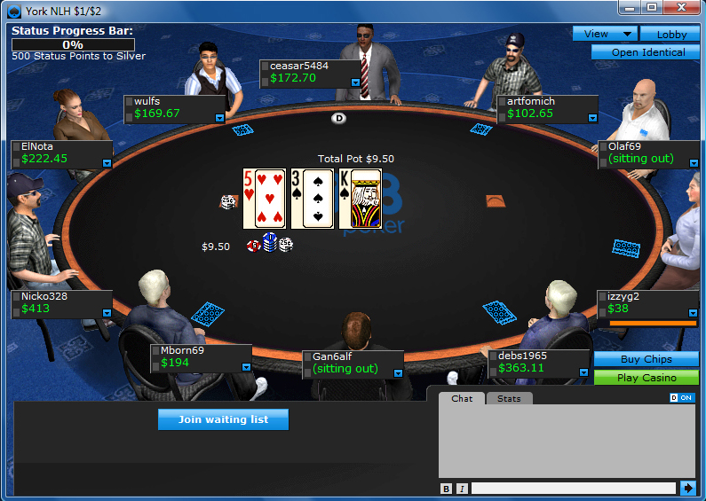 888 poker room