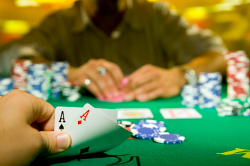 Online-Poker mit starken Händen den Flop einzugehen